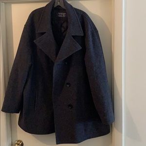 Charcoal Gray Roundtree & Yorke Peacoat